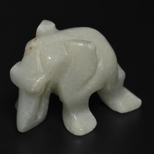 Giadeite Verde medio naturale da 56.83 ct, Forma fantasia, Opaco