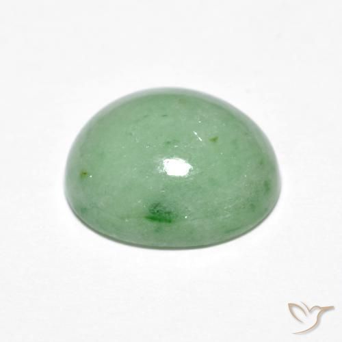 Giadeite Verde caldo naturale da 4.32 ct, Ovale, Opaco