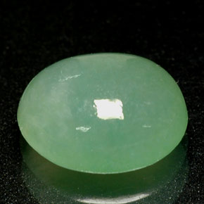 Giadeite Verde naturale da 2.01 ct, Taglio ovale, Opaco