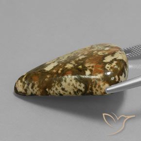 Diaspro Multicolore naturale da 50.54 ct, Taglio a fantasia, Opaco