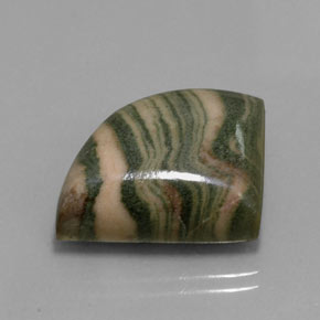 Diaspro naturale multicolore da 24,83 ct, forma fantasia, opaco