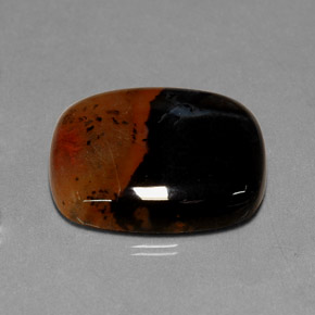 Diaspro naturale multicolore da 9,86 ct, trasparente, trasparente/traslucido