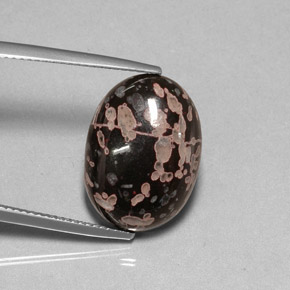 Diaspro naturale multicolore da 10,06 ct, taglio ovale, opaco
