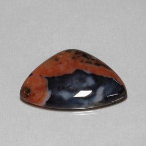 Diaspro naturale multicolore da 10,63 ct, forma fantasia, opaco
