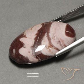 Diaspro Multicolore naturale da 31.96 ct, Ovale, Opaco