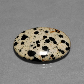 Diaspro naturale multicolore da 14,89 ct, taglio ovale, opaco