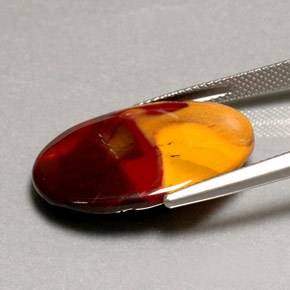 Diaspro Multicolore naturale da 12.49 ct, Taglio ovale, Opaco