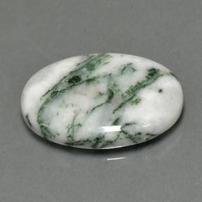 Diaspro Multicolore naturale da 17.23 ct, Taglio ovale, Opaco