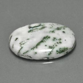 Diaspro naturale multicolore da 16,14 ct, taglio ovale, opaco