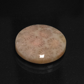 Diaspro naturale multicolore da 10,99 ct, taglio rotondo, opaco