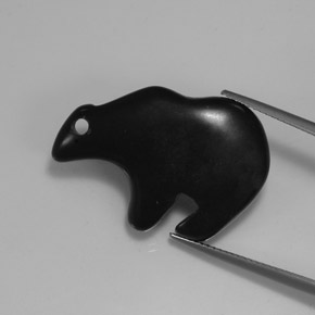 Diaspro Nero naturale da 21.09 ct, Forma fantasia, Opaco