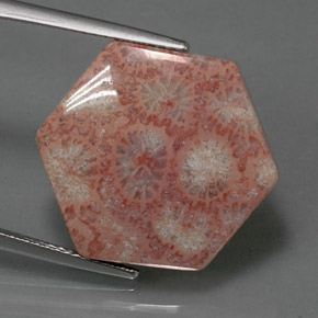 Diaspro naturale multicolore da 13,39 ct, forma fantasia, opaco
