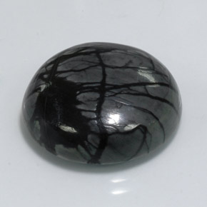 Diaspro naturale multicolore da 20,62 ct, taglio rotondo, opaco