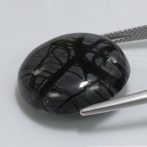Diaspro naturale multicolore da 19,08 ct, taglio rotondo, opaco