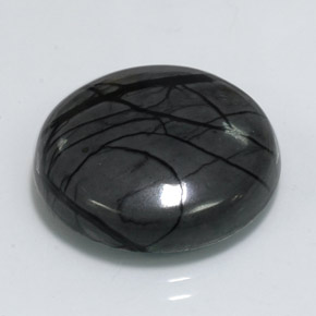 Diaspro naturale multicolore da 19,71 ct, taglio rotondo, opaco