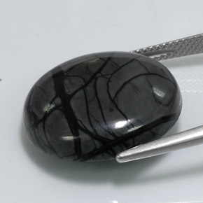 Diaspro naturale multicolore da 19,71 ct, taglio rotondo, opaco