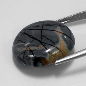 Diaspro Multicolore naturale da 20.26 ct, Taglio rotondo, Opaco