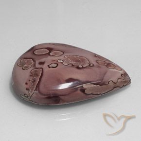 Diaspro Multicolore naturale da 45.79 ct, Forma a pera, Opaco