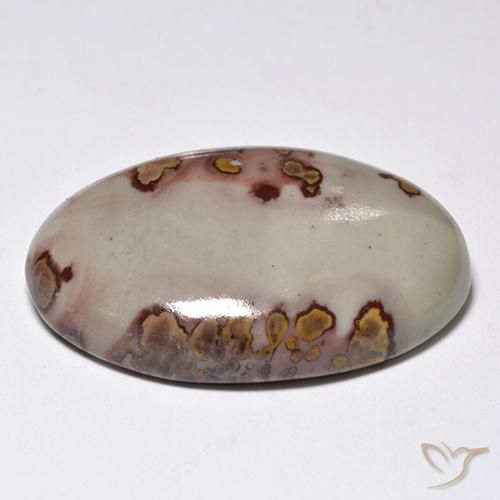 Diaspro Multicolore naturale da 37.10 ct, Ovale, Opaco