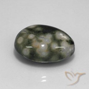 Diaspro naturale multicolore da 26,28 ct, taglio a pera, opaco