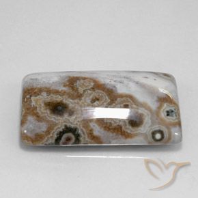 Diaspro Multicolore naturale da 23.24 ct, Taglio a baguette, Opaco