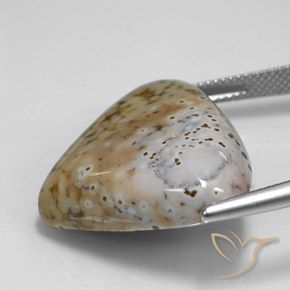 Diaspro Multicolore naturale da 29.24 ct, Forma a pera, Opaco