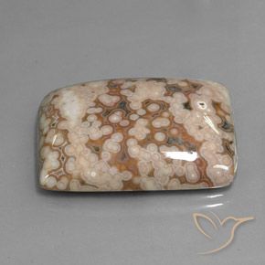Diaspro Multicolore naturale da 47.73 ct, Taglio a baguette, Opaco