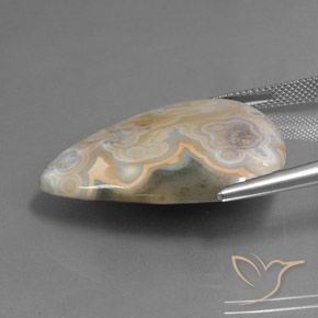 Diaspro Multicolore naturale da 34.07 ct, Forma a pera, Opaco