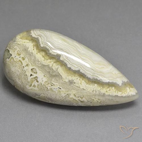 Diaspro Multicolore naturale da 30.27 ct, Forma a pera, Opaco