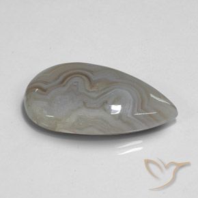 Diaspro Multicolore naturale da 26.74 ct, Forma a pera, Opaco
