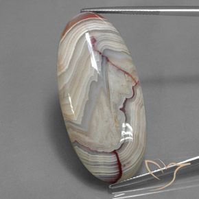43.89ct Naturale Multicolore Diaspro, Ovale, Opaco