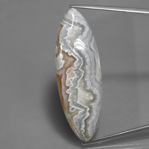 Diaspro Multicolore naturale da 41.50 ct, Taglio marquise, Opaco