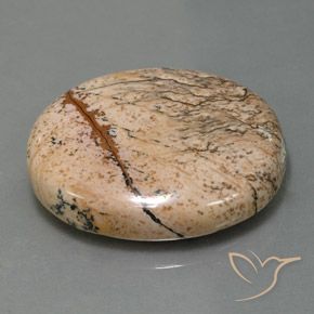 Diaspro Multicolore naturale da 44.28 ct, Ovale, Opaco