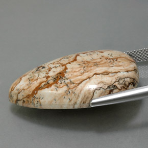 Diaspro Multicolore naturale da 38.83 ct, Forma a pera, Opaco