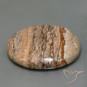 Diaspro Multicolore naturale da 65.05 ct, Ovale, Opaco