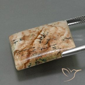 Diaspro Multicolore naturale da 25.13 ct, Quadrato, Opaco