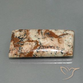 Diaspro Multicolore naturale da 26.28 ct, Taglio a baguette, Opaco