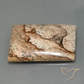 Diaspro Multicolore naturale da 32.44 ct, Taglio a baguette, Opaco