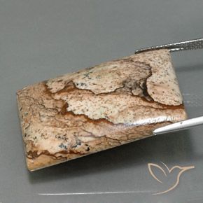 Diaspro Multicolore naturale da 32.44 ct, Taglio a baguette, Opaco
