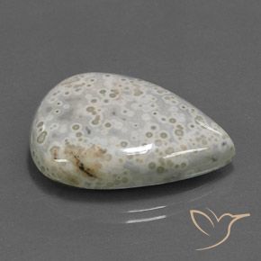 Diaspro Multicolore naturale da 34.98 ct, Forma a pera, Opaco