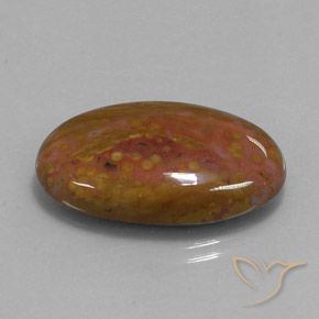 Diaspro Multicolore naturale da 27.84 ct, Ovale, Opaco