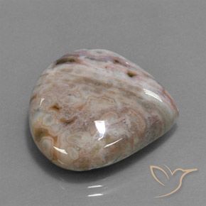 Diaspro Multicolore naturale da 32.85 ct, Forma a pera, Opaco