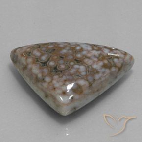 Diaspro Multicolore naturale da 40.07 ct, Taglio trillion, Opaco