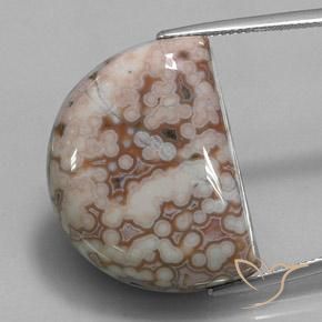 35.32ct Naturale Multicolore Diaspro, Taglio a fantasia, Opaco