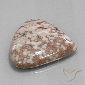 Diaspro Multicolore naturale da 56.08 ct, Forma a pera, Opaco