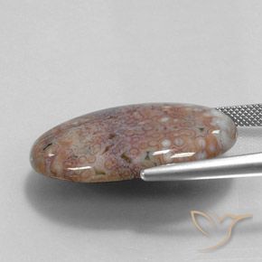 Diaspro Multicolore naturale da 27.34 ct, Ovale, Opaco