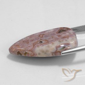 Diaspro Multicolore naturale da 32.30 ct, Forma a pera, Opaco