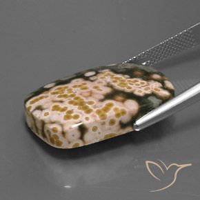 Diaspro Multicolore naturale da 20.08 ct, Cuscino, Opaco