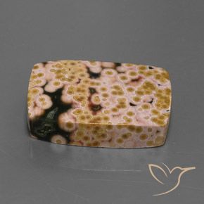 Diaspro Multicolore naturale da 20.83 ct, Taglio a baguette, Opaco