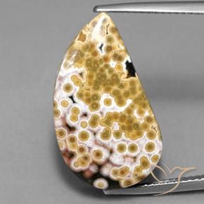 11.97ct Naturale Multicolore Diaspro, Taglio a fantasia, Opaco